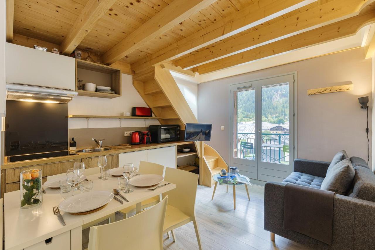 Central Duplex Apartment - Blanc Neige - Happy Rentals Chamonix Mont Blanc Exterior foto